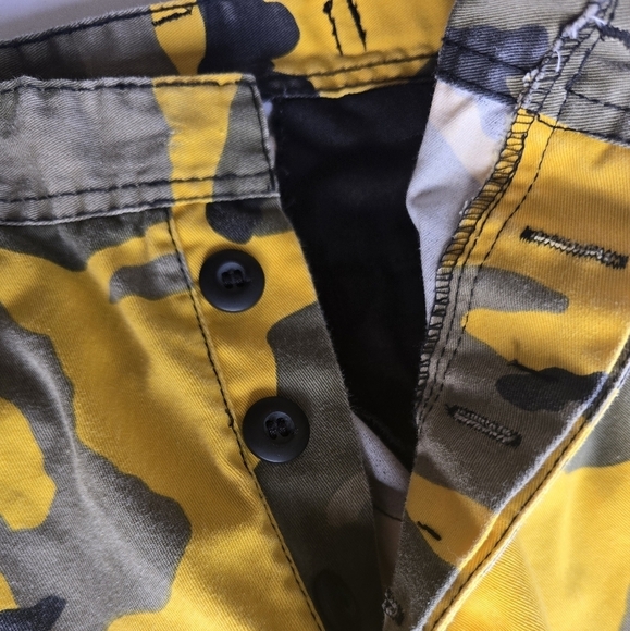Rothco Cargo Camouflag Pants Men Regular Yellow Stinger Surplus Drawstring 27x30 - Picture 7 of 13
